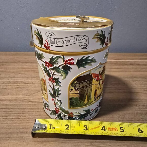 White Music‎ Tin. "Silent Night" Cookies. VINTAGE Made in Germany - Picture 7 of 8